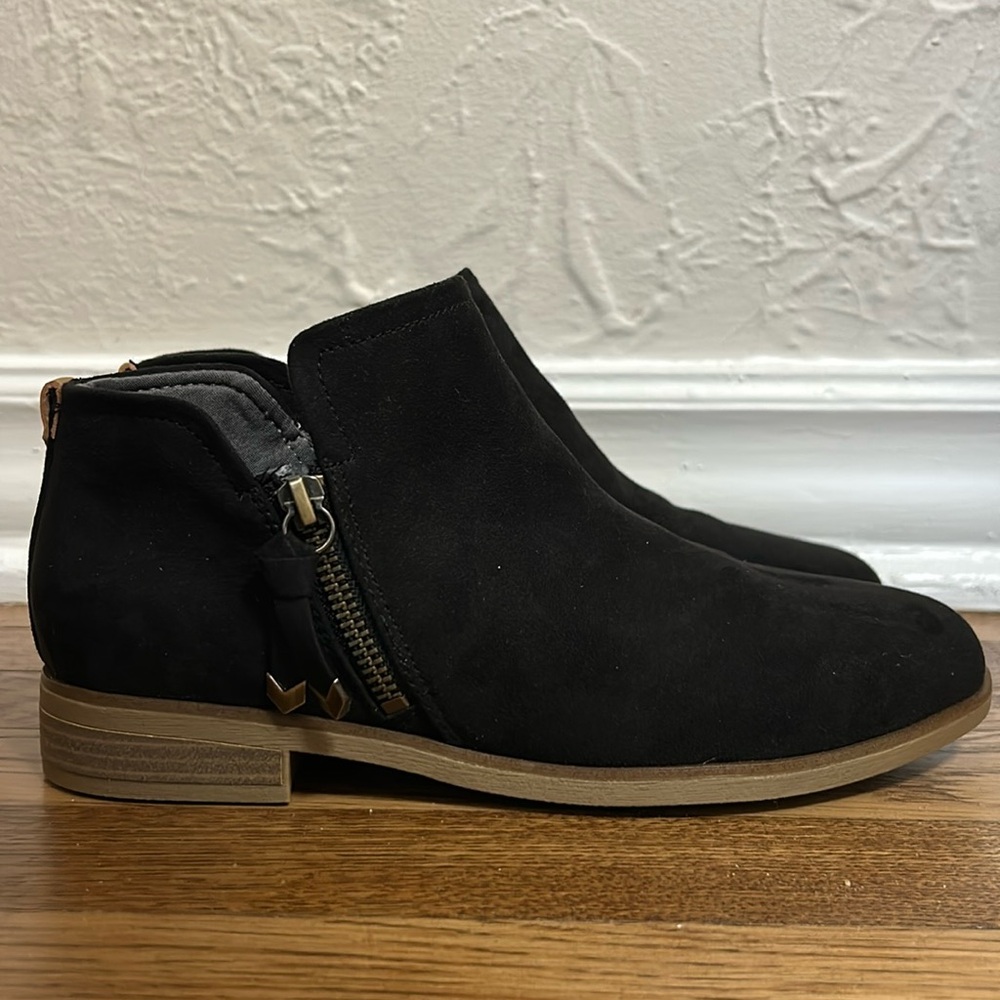 Dr. Scholl's Womens Astir Black Ankle Boots Size 8 Medium (B, M)